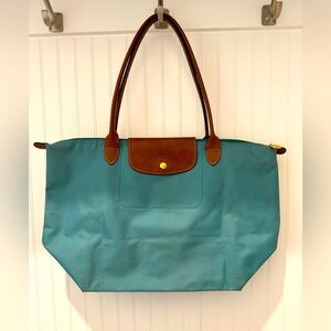 LONGCHAMP LARGE TOTE LE PLIAGE BLUE